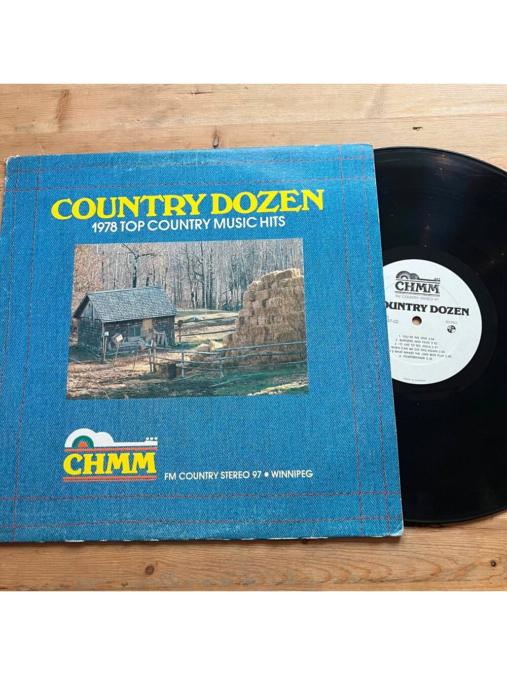 Various - Country Dozen 1978 Top Country Music Hits 33rpm VG+ VR15